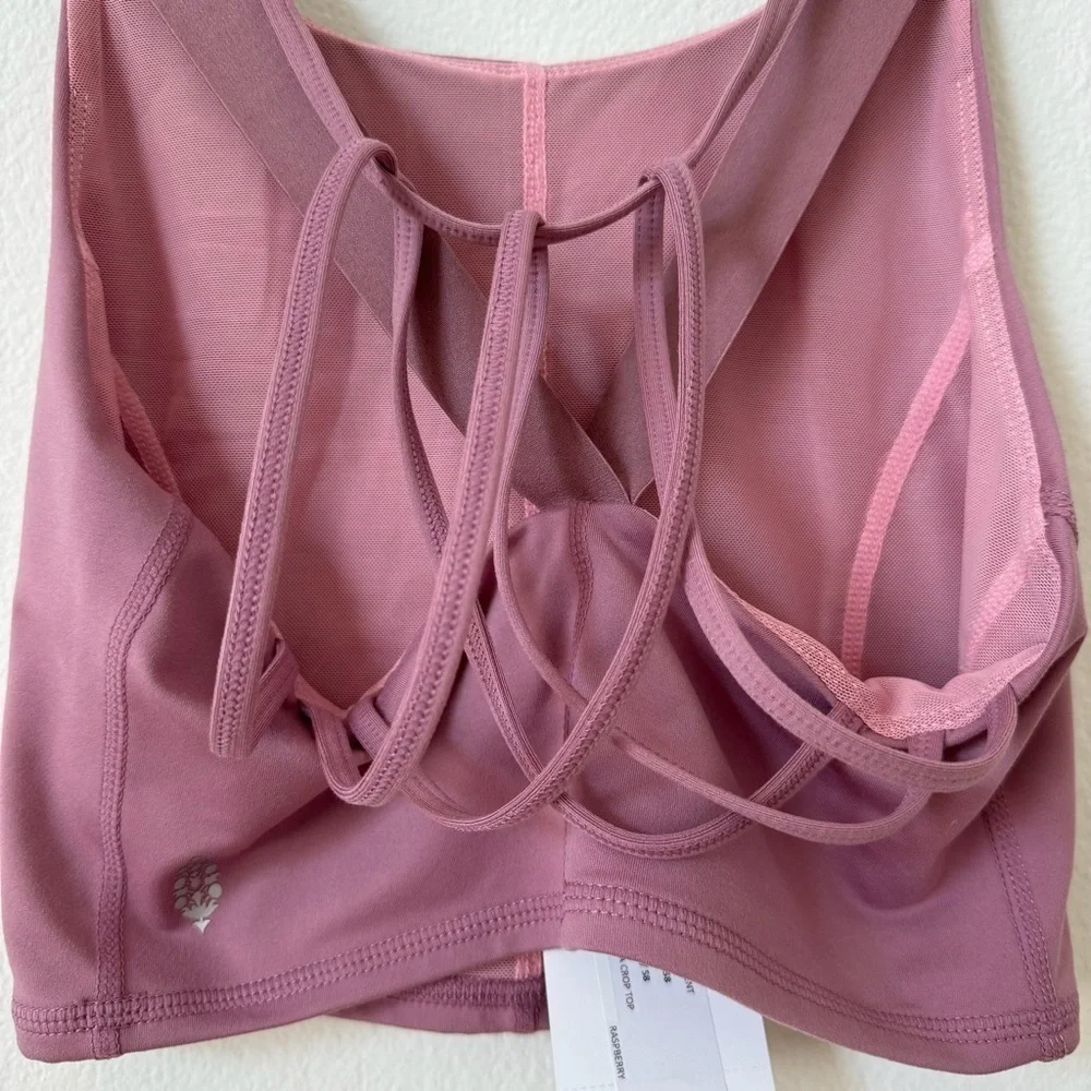 Free People Movement Mantra Bralette Sports bra Raspberry Pink XS FP Movement - Picture 8 of 14